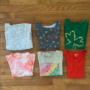 🩷 Bundle of girls tee shirts and tank tops size medium cat and jack old navy